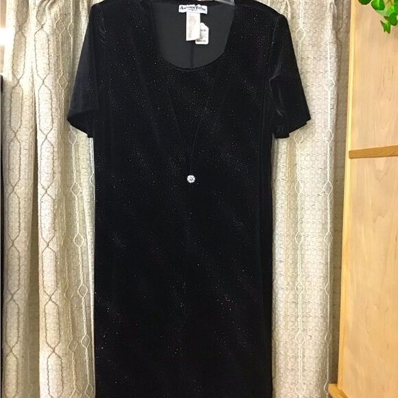 Another Thyme ladies 14w black sequence dress - Picture 1 of 4